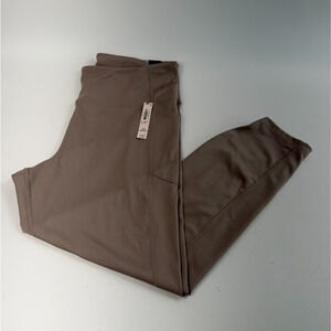 Victoria's Secret High Rise VSX 25" Inseam Essential Pocket Legging Beige XL NWT